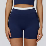 High-Waisted Contrast Sculpt Shorts