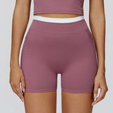 High-Waisted Contrast Sculpt Shorts
