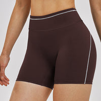 Contrast Stitch Sculpting Workout Shorts