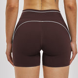 Contrast Stitch Sculpting Workout Shorts