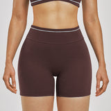Contrast Stitch Sculpting Workout Shorts