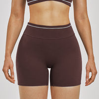 Contrast Stitch Sculpting Workout Shorts