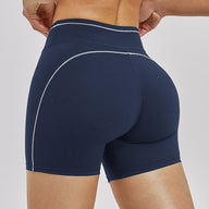 Contrast Stitch Sculpting Workout Shorts