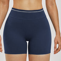 Contrast Stitch Sculpting Workout Shorts