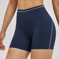 Contrast Stitch Sculpting Workout Shorts