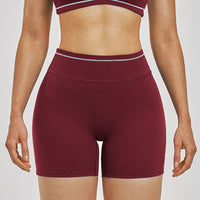 Contrast Stitch Sculpting Workout Shorts