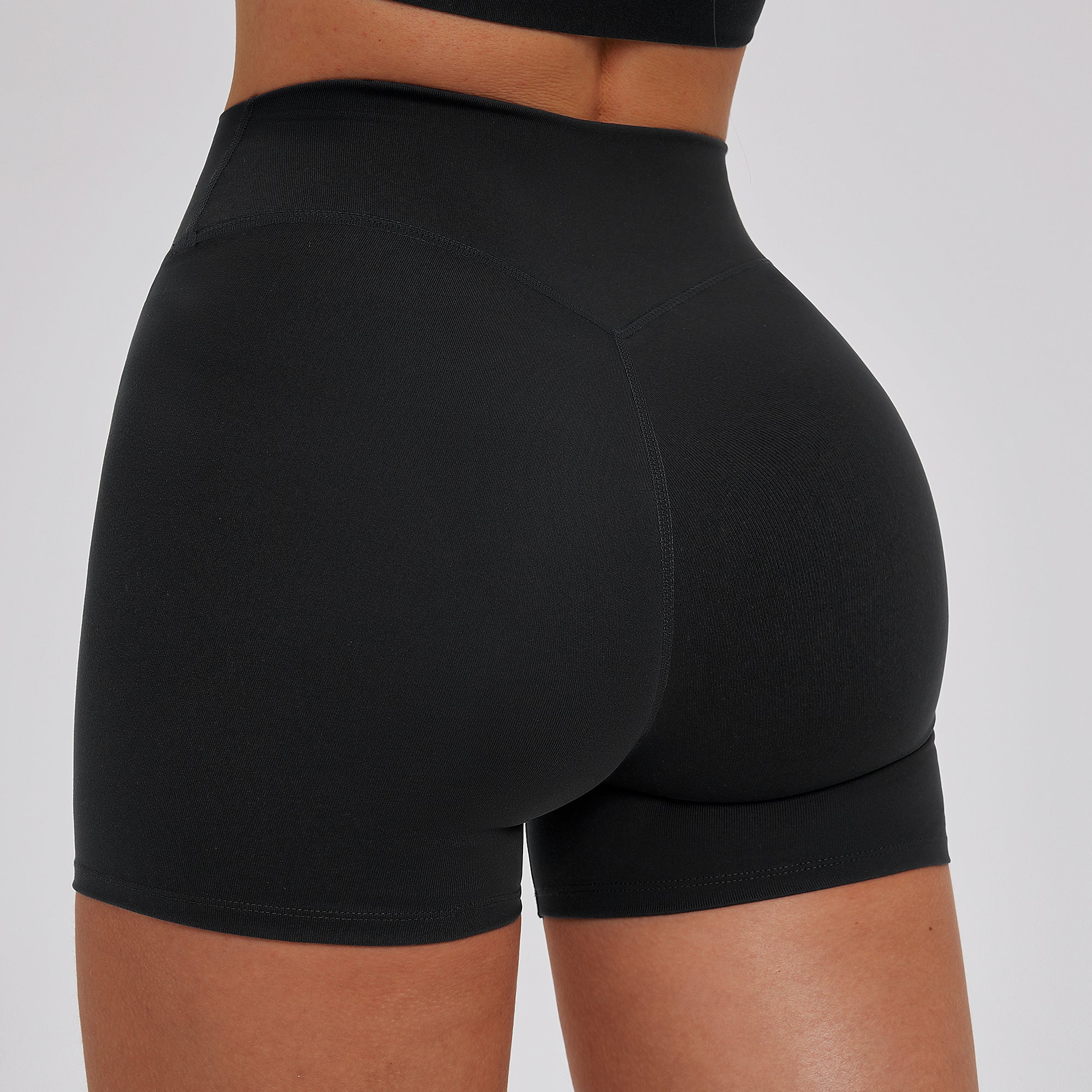 Tummy-Control Workout Shorts