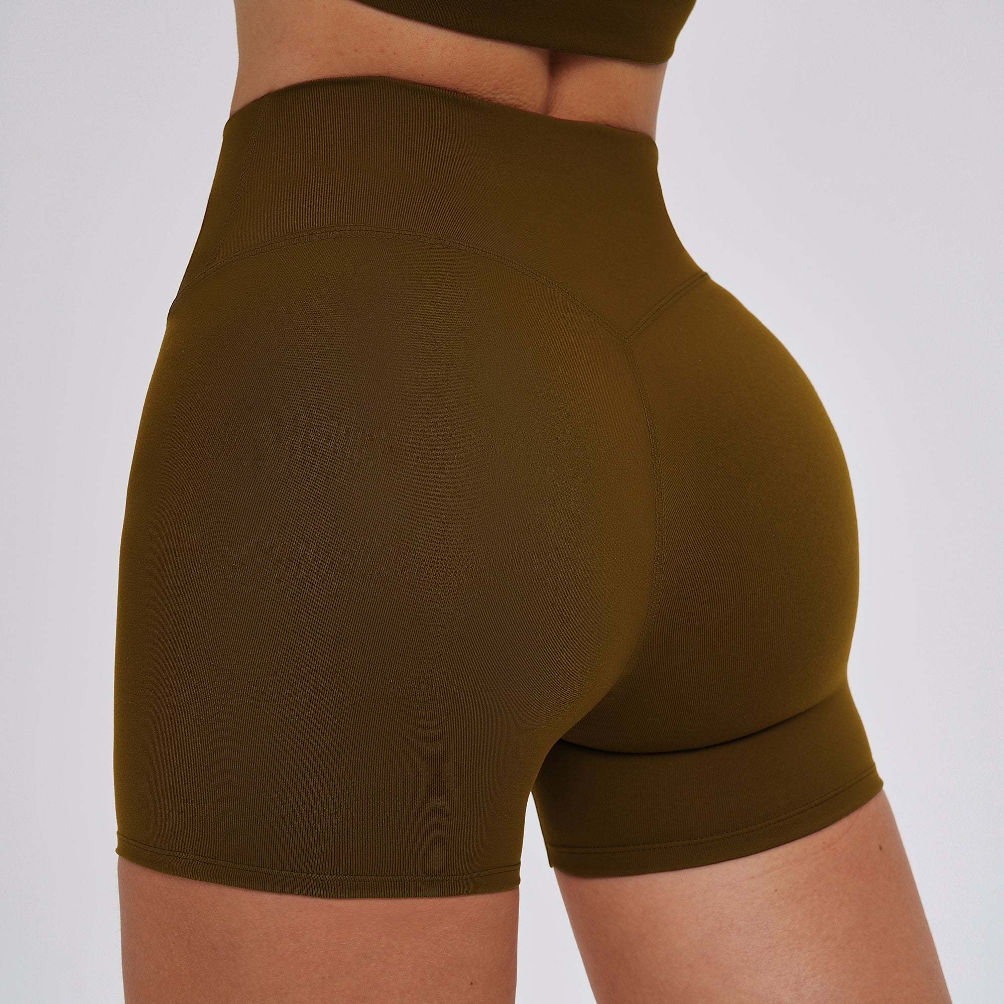 Tummy-Control Workout Shorts