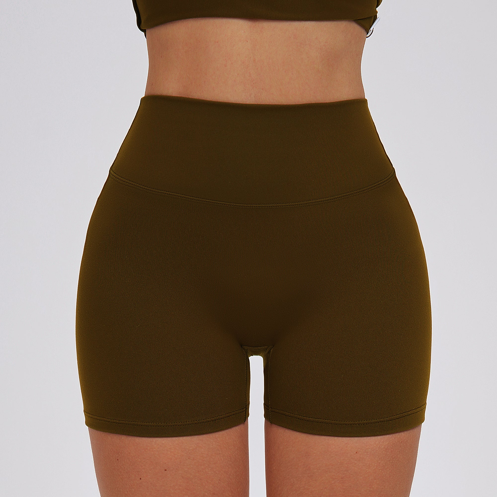 Tummy-Control Workout Shorts