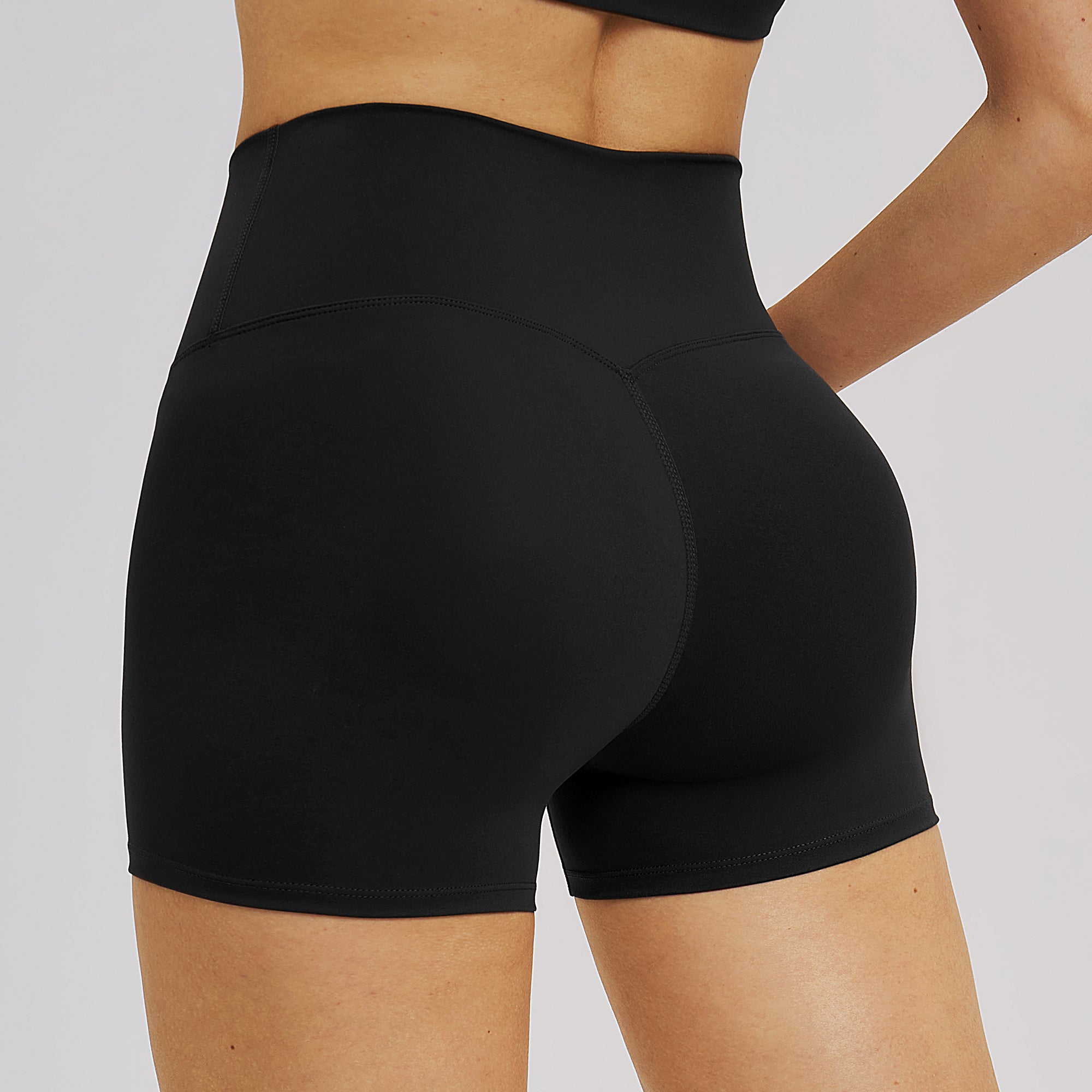 Cross-V Waist Sculpting Active Shorts