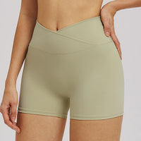 Cross-V Waist Sculpting Active Shorts