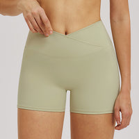 Cross-V Waist Sculpting Active Shorts