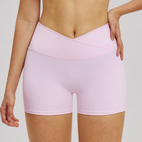 Cross-V Waist Sculpting Active Shorts