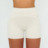 Contrast-Stitch Fitness Shorts