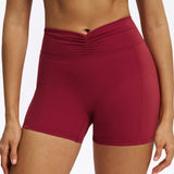 Scrunch-Front Booty-Shaping Shorts