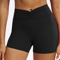 Scrunch-Front Booty-Shaping Shorts