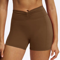 Scrunch-Front Booty-Shaping Shorts