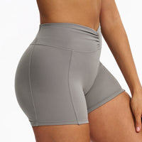 Scrunch-Front Booty-Shaping Shorts