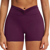 Scrunch-Front Booty-Shaping Shorts