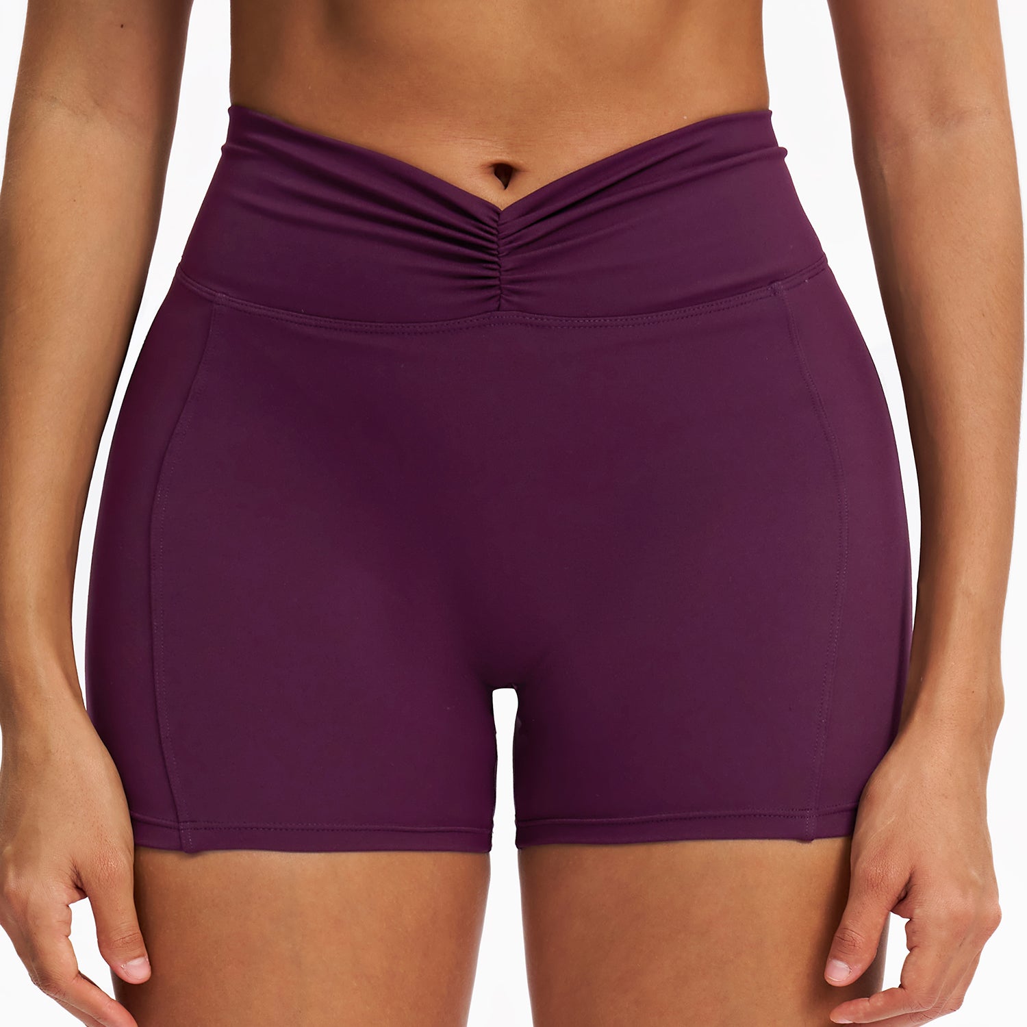 Scrunch-Front Booty-Shaping Shorts