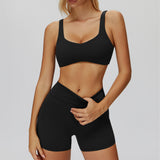 V-Back High-Waist Shorts