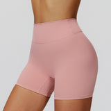 V-Back High-Waist Shorts