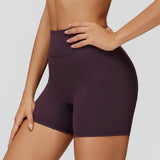 V-Back High-Waist Shorts