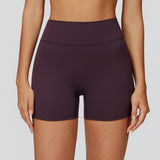 V-Back High-Waist Shorts