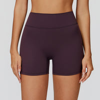 V-Back High-Waist Shorts
