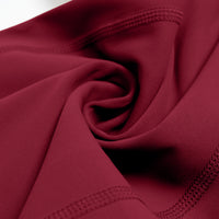 U-Neck Open-Back Long-Sleeve Romper