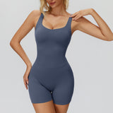 Cross-Back Open-Back Active Romper