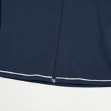 Contrast Stitch Full-Zip Cropped Active Jacket