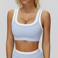 Contrast Running Sports Bra