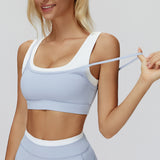 Contrast Running Sports Bra