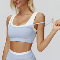 Contrast Running Sports Bra