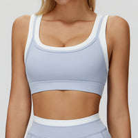Contrast Running Sports Bra