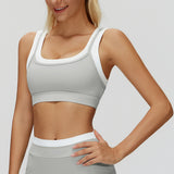 Contrast Running Sports Bra