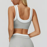 Contrast Running Sports Bra