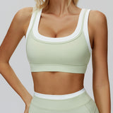 Contrast Running Sports Bra