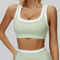 Contrast Running Sports Bra