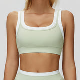 Contrast Running Sports Bra