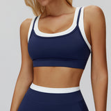 Contrast Running Sports Bra