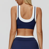Contrast Running Sports Bra