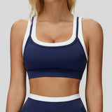 Contrast Running Sports Bra