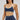 Contrast Stitch Cross-Back Sports Bra