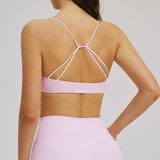 Deep V Front-Twist Fitness Bra