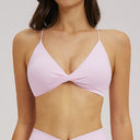 Deep V Front-Twist Fitness Bra