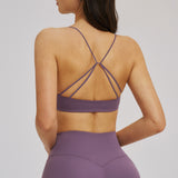 Deep V Front-Twist Fitness Bra