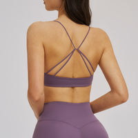 Deep V Front-Twist Fitness Bra