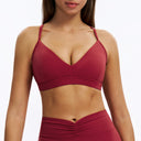 V-Neck Y-Back Sports Bra